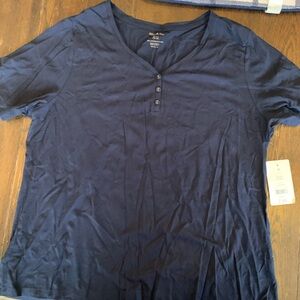 White Stag Navy Short Sleeve Tee